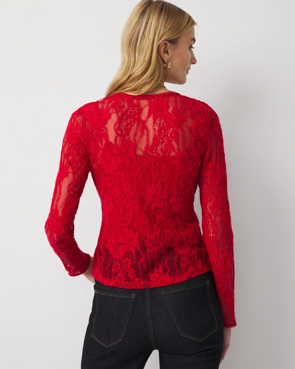 Lace Cardigan | White House Black Market